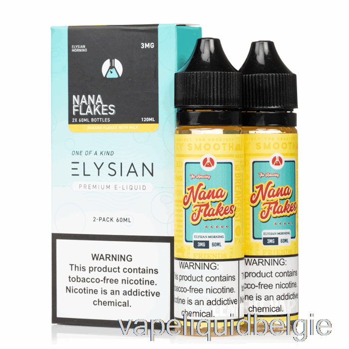 Vape België Nana Flakes - Elysian Labs E-liquid - 120ml 3mg